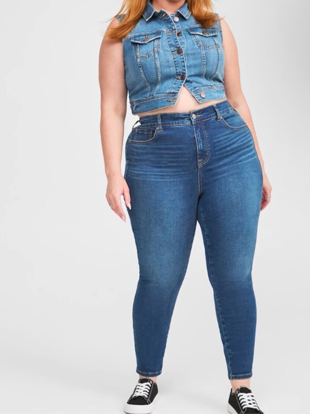 NWT Torrid Trio Fit Skinny Limitless Stretch Jeans 22R-26R